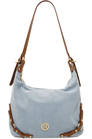 Tuscany Leather Borsa a spalla in pelle scamosciata