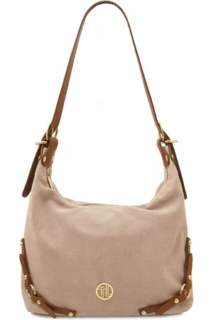 Tuscany Leather Borsa a spalla in pelle scamosciata