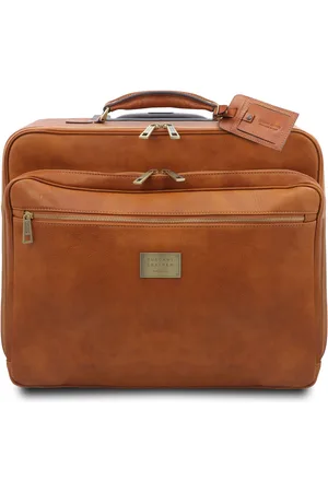 Tuscany Leather Borsa pilota in pelle con due ruote