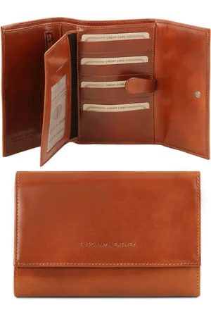 Tuscany Leather Esclusivo portafogli da donna in pelle 4 ante