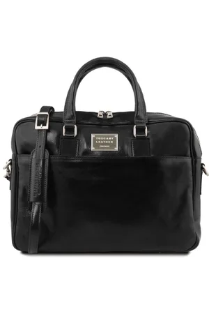 Tuscany Leather Borsa porta computer a 2 scomparti in pelle