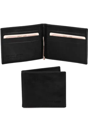 Tuscany Leather Esclusivo portacarte in pelle con fermasoldi