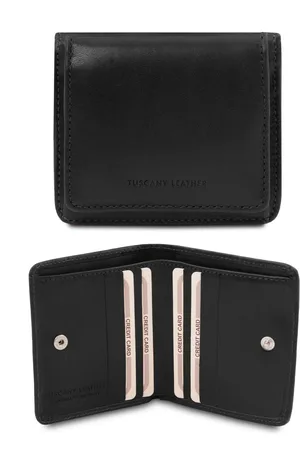 Tuscany Leather Esclusivo portafogli in pelle con portamonete