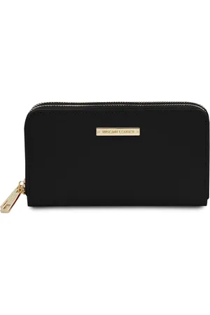 Tuscany Leather Portafogli in pelle con doppia zip around