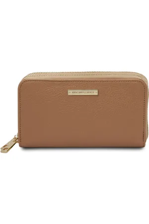 Tuscany Leather Portafogli in pelle con doppia zip around