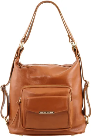 Tuscany Leather Borsa donna in pelle convertibile a zaino
