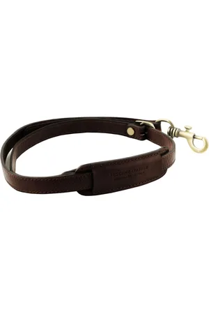 Tuscany Leather Tracolla in pelle regolabile per cartelle