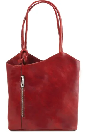 Tuscany Leather Borsa donna in pelle convertibile a zaino
