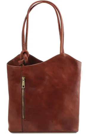 Tuscany Leather Borsa donna in pelle convertibile a zaino