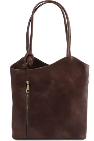 Tuscany Leather Borsa donna in pelle convertibile a zaino