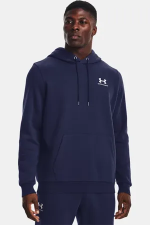 Under Armour Felpa con cappuccio Icon Fleece da uomo Midnight Marino