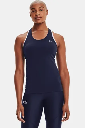 Under Armour Canotta HeatGear® Armour Racer da donna Midnight Marino