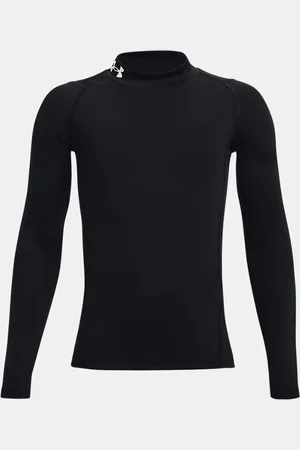 Under Armour Maglia a maniche lunghe HeatGear Mock da ragazzo