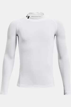 Under Armour Maglia a maniche lunghe HeatGear Mock da ragazzo