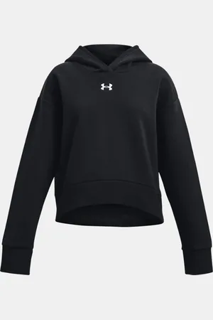 Under Armour Felpa con cappuccio Rival Fleece Crop da ragazza
