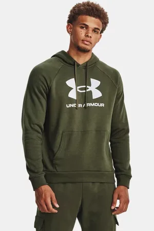 Under Armour Felpa con cappuccio Rival Fleece Logo da uomo Marine OD
