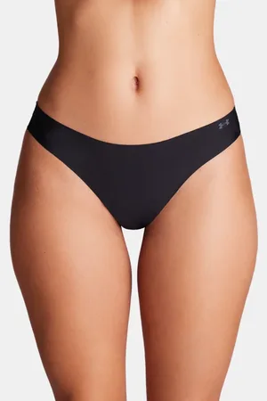 Under Armour Tanga Pure Stretch No Show da donna - Confezione da 3 paia