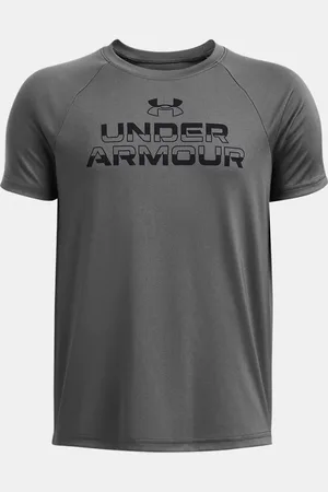 Under Armour Maglia a maniche corte Tech™ Split Wordmark da ragazzo Castlerock