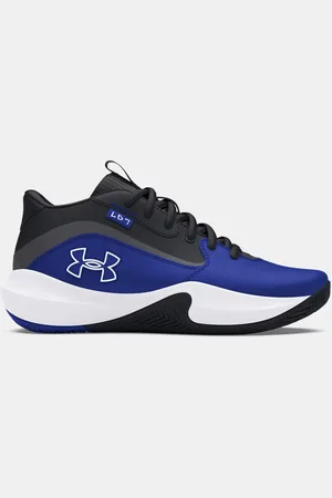 Under Armour Scarpe da basket Grade School Lockdown 7 Team Royal