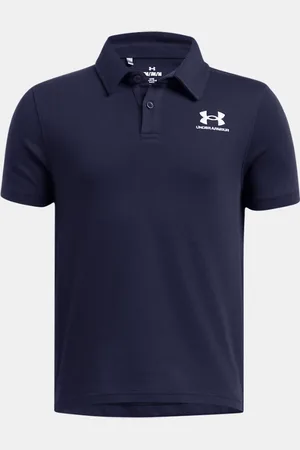 Under Armour Polo Icon da ragazzo Midnight Marino