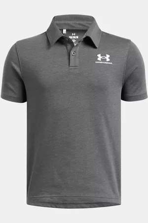 Under Armour Polo Icon da ragazzo Castlerock Light Heather