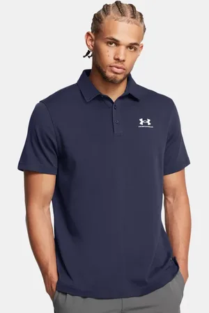 Under Armour Polo Icon da uomo Midnight Marino