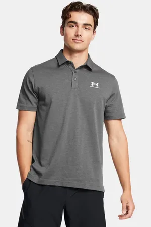 Under Armour Polo Icon da uomo Castlerock Light Heather