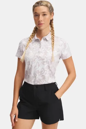 Under Armour Polo Playoff 3.0 Printed da donna Clay