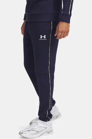 Under Armour Jogger Icon Fleece Taping da uomo Midnight Marino