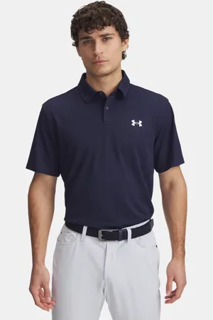 Under Armour Polo Tee To Green Pique da uomo Midnight Marino