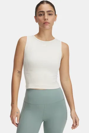Under Armour Canotta Train Seamless da donna Pietra