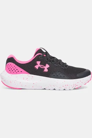 Under Armour Scarpe da corsa Grade School Surge 4 da ragazza Anthracite
