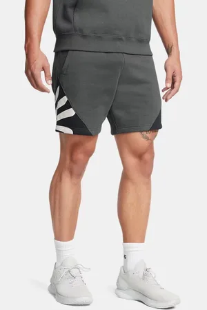 Under Armour Shorts Curry Splash Fleece da uomo Castlerock Full Heather