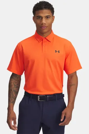 Under Armour Polo Tee To Green Pique da uomo Fire