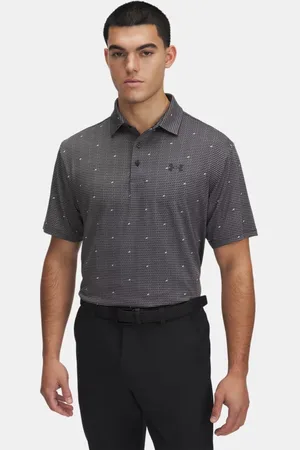 Under Armour Polo Playoff 3.0 Printed da uomo Castlerock