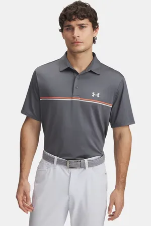 Under Armour Polo Playoff 3.0 Stripe da uomo Castlerock