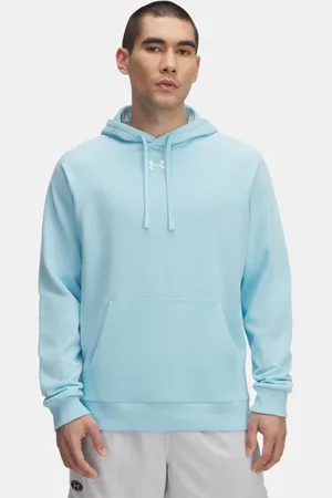 Under Armour Felpa con cappuccio Rival Fleece da uomo Stream