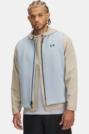 Under Armour Smanicato Unstoppable Fleece Grid da uomo Harbor