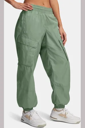 Under Armour Pantaloni Unstoppable Woven Sheen Cargo da donna Silica