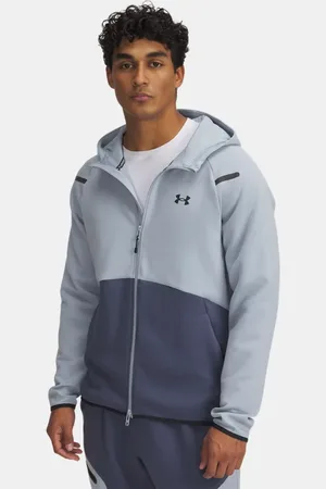 Under Armour Felpa con cappuccio Unstoppable Fleece Full-Zip da uomo Harbor