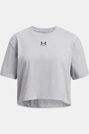 Under Armour Maglia a maniche corte Rival da ragazza Mod Light Heather