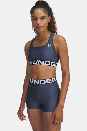 Under Armour Reggiseno sportivo HeatGear® Armour Mid Branded da donna Downpour
