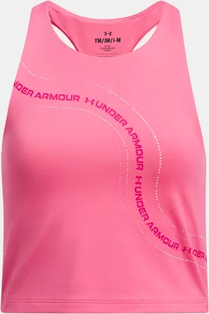 Under Armour Canotta Motion Branded Crop da ragazza Super