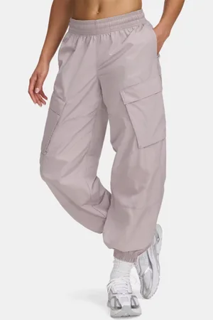 Under Armour Pantaloni Unstoppable Woven Sheen Cargo da donna Dawn