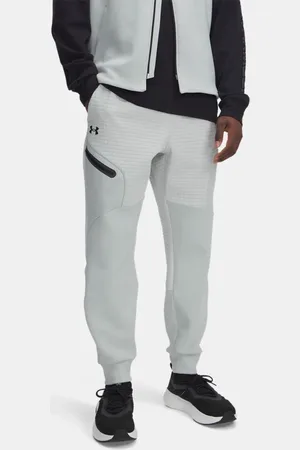 Under Armour Jogger Unstoppable Fleece Grid da uomo Hydro