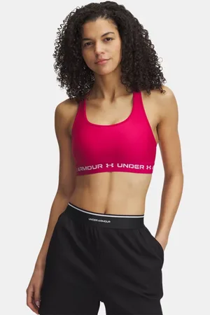 Under Armour Reggiseno sportivo Armour® Mid Crossback da donna Shaded Fuchsia