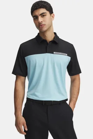 Under Armour Polo Tee To Green Color Block da uomo
