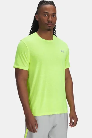 Under Armour Maglia a maniche corte Launch Camo da uomo High Vis