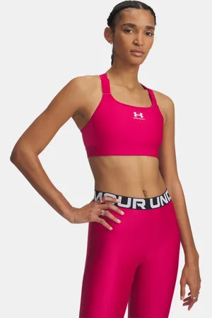Under Armour Reggiseno sportivo HeatGear® Armour High da donna Shaded Fuchsia