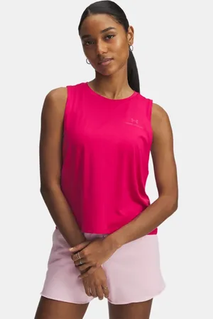 Under Armour Canotta Vanish Energy Crop da donna Shaded Fuchsia